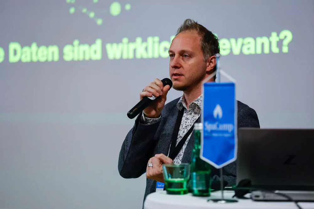 TAC-CEO Thomas Rössler beim SpaCamp 2021, Foto: Jasmin Walter Photography