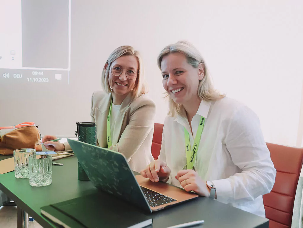 Gesine Ponto ist mit Lisa Stangier auch beim SpaCamp 2024 als Session-Host an Bord. Foto: SpaCamp/Jasmin Walter