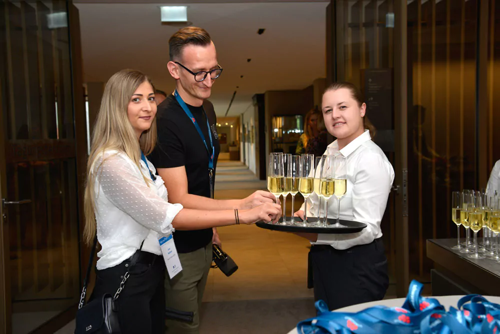 Henrik Schuster mit seiner Partnerin Jana beim SpaCamp 2019. Foto: SpaCamp/Dirk Holst